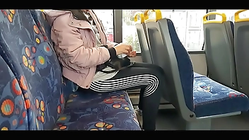 The f was going to the bus and his stepd was getting on the bus to go home. On the bus she started to put her hand on his cock and when she got home her fa fucked her well.