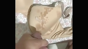 Cum on Step Mom's Underwear Bra
