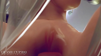 Tifa having Fun with 2B this morning