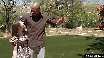 Stepteen take on stepmom to suck stepdad