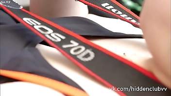 Japanese Downblouse with nipple slip