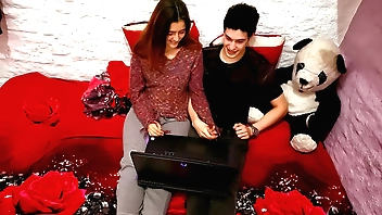 We watched a romantic movie on netflix and we fell in love having sex in your bed