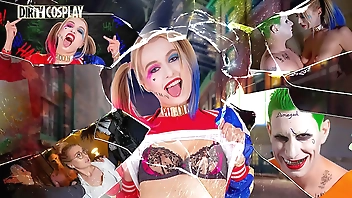 DIRTY COSPLAY - Harley Sinn And The Fantastic Big Cock Of Mister J. (Brad Knight & Natalia Starr)