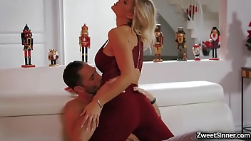 Seductive MILF Jessa Rhoades started an intense sensual sex with her hot neighbor Damon Dice and until they both got satisfied.