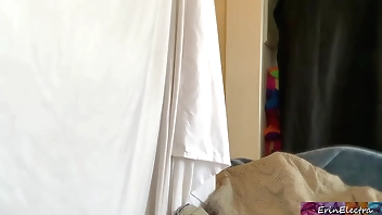 Cumming in stepmom's panties turns her on