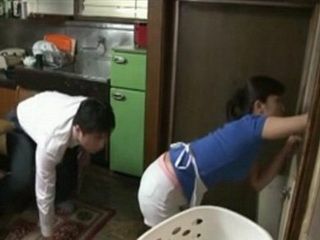 Get your dick wet with Nippon's finest mature maid ass porn