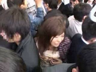 Japanese Wife's Public Gropefest Gone Wild in Tokyo