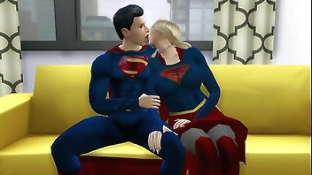 Superman Se Folla a Supergirl Despues de Derrotar a Los Villanos DC PORN