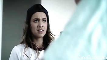 Lesbian Teen Ends up Fucking her Step-Brother