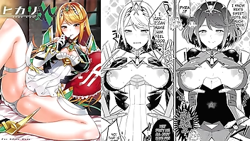 MyDoujinShop - Buxom Video Game Vixens Get Fucked Hard Xenoblade Chronicles 2 Hentai Comic