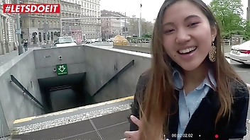 LETSDOEIT - Asian Teen Tourist Has POV Sex Abroad With Local Guy - May Thai & Charlie Dean