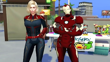 La Capitana Marvel Follada Por Iro Man Marvel Porn