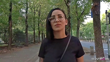 GERMAN SCOUT - FIRST ANAL FOR FLOPPY TITS TATTOO TEEN NATASCHA STREET PICKUP CASTING