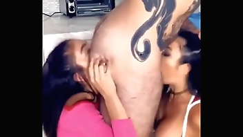 Blowjob and rimjob at the same time