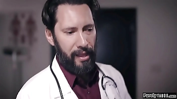 Doctor offers to impregnate busty client