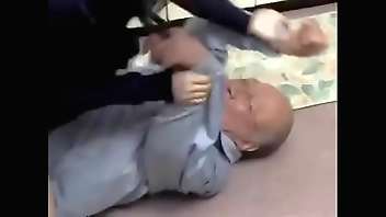 Old man and fuck Japanese milf