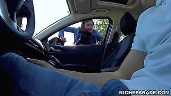 NICHE PARADE - Black Amateur Slut Gives Me Blowjob In Automobile For Money