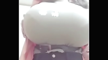 Busty college student