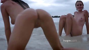 4 beauty girl nude beach