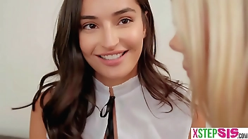 Thanksgiving with stepbro stepsis and her tight friend