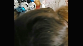 Peeping out the blinds with counrty girl