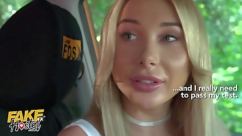 Fake Hostel Hot blonde Marilyn Crystal fucked by her driving teacher