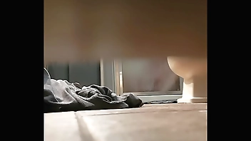 Hidden cam of the wifes masterbation with her showerhead