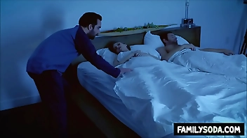 Stepson hits on Stepmom while she naps