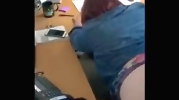 He buggers his secretary in the office