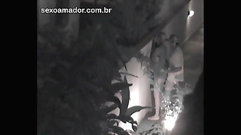 Young couple are caught having sex in common use area in condominium