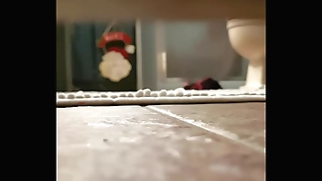 Wife caught giving her pussy a blast again