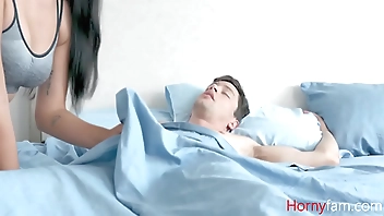 stepMOM asks stepDAUGHTER to fuck stepSON- Karmen Santana