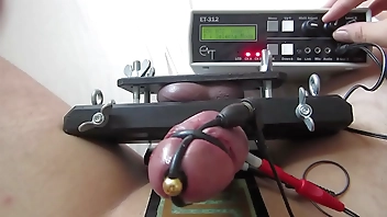 E-STIM, BALL VICE & COCK RESTRAINT WITH EROSTEK ET-312B