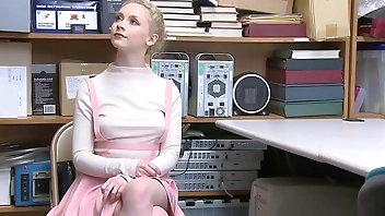 Hot teen thief gets arrested and fucked