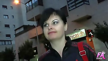 Brunette mature Dana Rico's luscious tits make a rookie guy cum twice