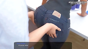 Waking up a hot step sister with a nice big booty at midnight leads to getting a gorgeous handjob l My sexiest gameplay moments l Milfy City l Part #22