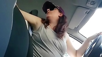 Great masturbation in the car with a mega super wet orgasm for you