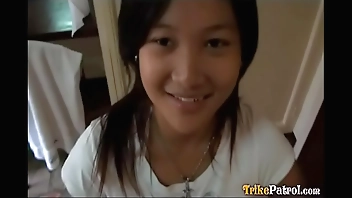 Very Asian Super Cute and innocent looking Pinay babe sucks and fucks like a pro ft. Irish