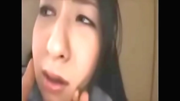 Beauty mature woman tongue out kiss