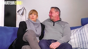 AMATEUR EURO - German Lady Debby Fucks In Her Very First Porn Tape