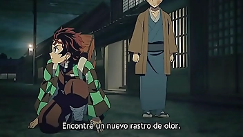 kimetsu no yaiba 6 sub español gente rara y grande con y blka bla b
