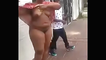 Big Aunty showing her nude body   her friends