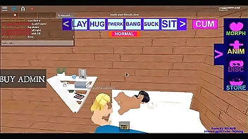 A Hot Blonde Roblox Lesbian licks a Nervous Latino girl as she moans