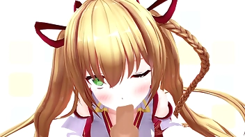 Kongo Iroha sucks a cock