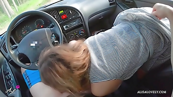 Trailer - y. Couple Outdoor Fucking in Car at Sunset