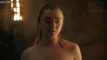 Maisie Williams/Arya Stark Hot Scene-Game Of Thrones