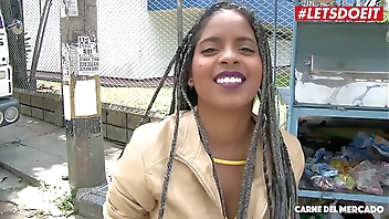 MAMACITAZ - #Ana Ebano - Ebony Latina Fucks Big Cock On Camera