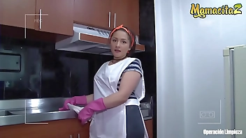 MAMACITAZ - Latina Maid Valeria Cardozo Is In For Some Hardcore Action With Dirty Guy