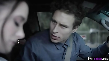 Teen stepsister Gia Paige caught by stepbro while having sex with her boyfriend.She was blackmalied and decided to fuck with him to keep her secret.