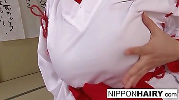 Beyond busty babe gives a sloppy bj & titty fuck